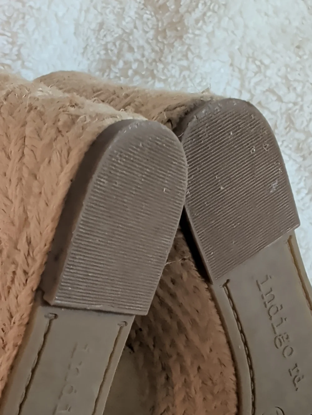 Women's Indigo Rd. Harris Canvas Espadrille Platform Wedge Sandals - Size 7.5